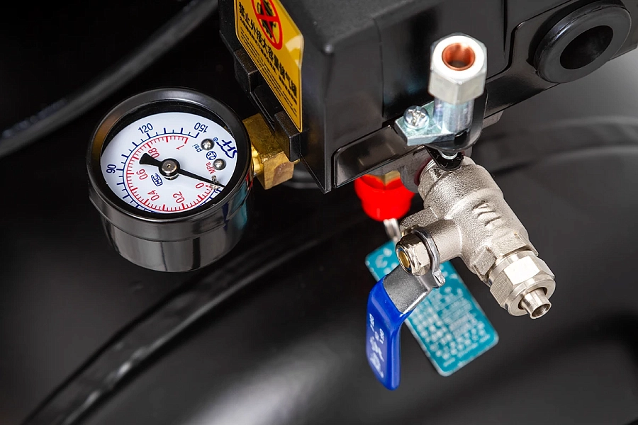 Компрессор воздушный медицинский безмасляный Mercury HK-4EW-65/HK-4EВ-65 (280л) с осушителем Black G - Фото 3